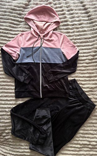 Damen velours trainingsanzug - damen,