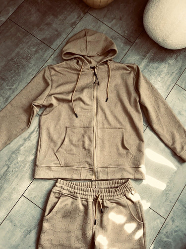 Damen trainingsanzug set - damen, beige