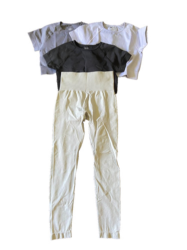 3er set sportshirts - und, eine